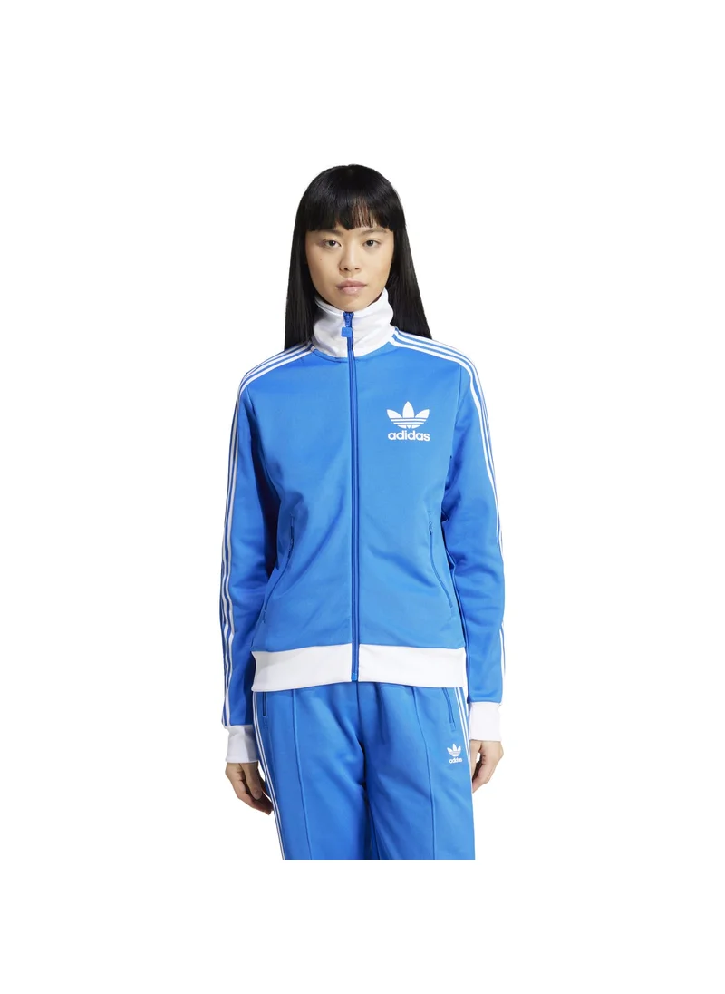 اديداس adidas BECKENBAUER TT Blue Originals Women TRACK TOPS