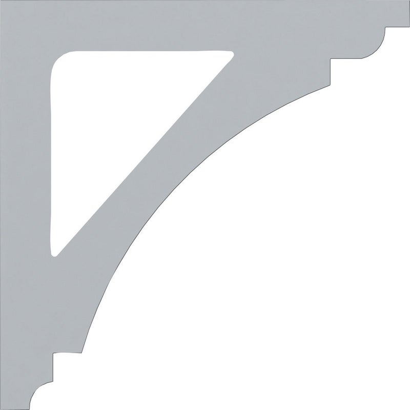 Ekena Millwork BKT04X12X12RI 4-Inch W x 12-Inch D x 12-Inch H Richmond Bracket - Image 4