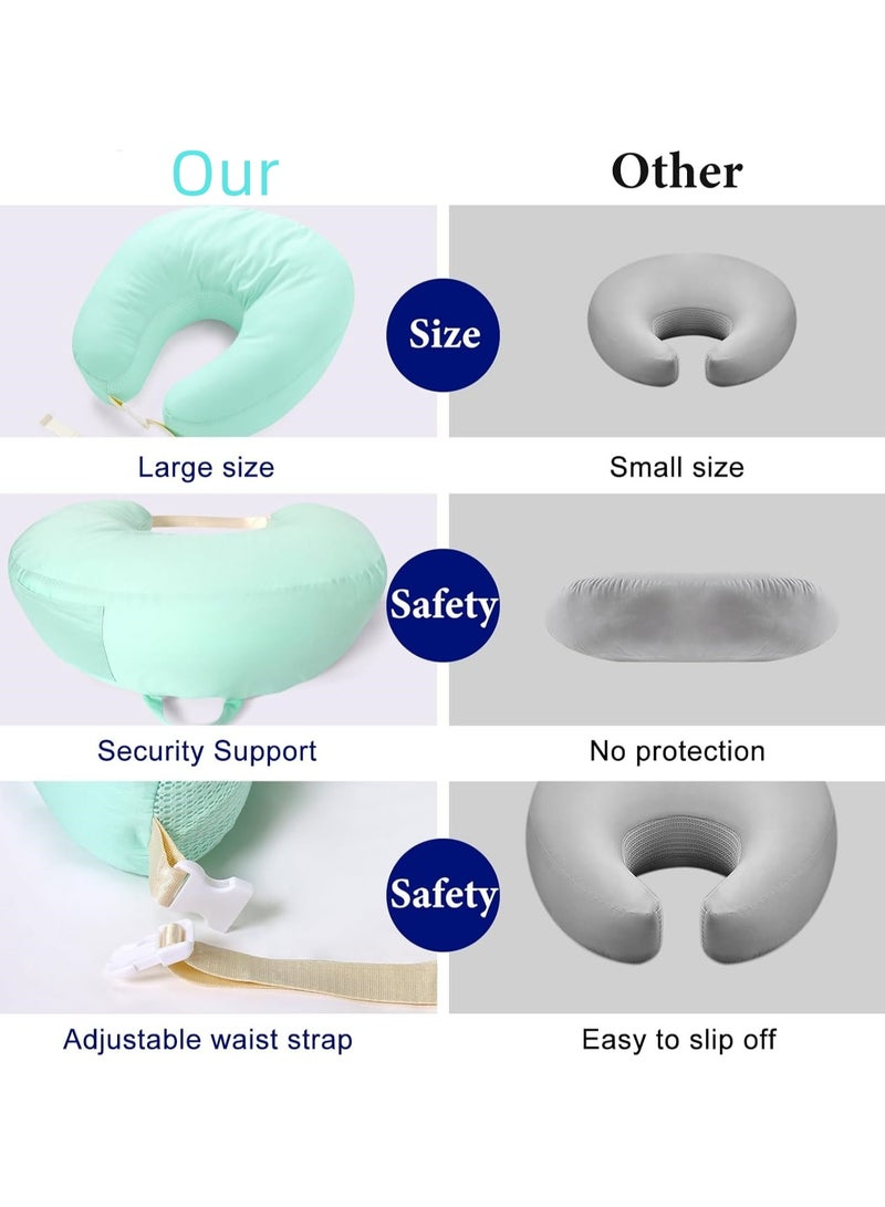 Nursing Pillows for Breastfeeding, Ergonomic Support for Mom and Baby, Breastfeeding Pillows with Adjustable Waist Belt & Detachable Cotton Cover  - Image 4