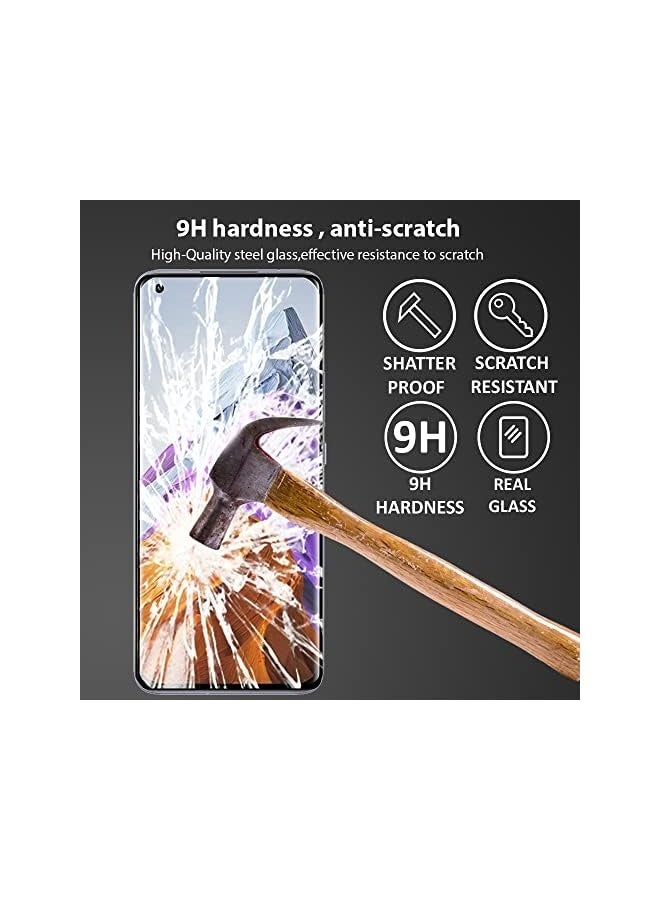 بروماس واقي شاشة زجاجي لهاتف Mi 11 Ultra واقي شاشة زجاجي كامل الغراء من الحافة إلى الحافة - Image 4