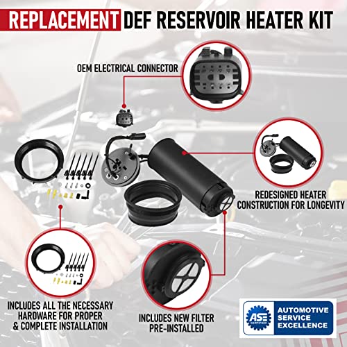 AA Ignition Diesel Exhaust Fluid Reservoir Heater Kit - 6.7L V8 DEF - Compatible with Ford F-250, F-350, F-450, F-550 Super Duty 2011, 2012, 2013, 2014, 2015, 2016 - Replaces BC3Z5J225KA, BC3Z5J225L, 904372 - Image 4