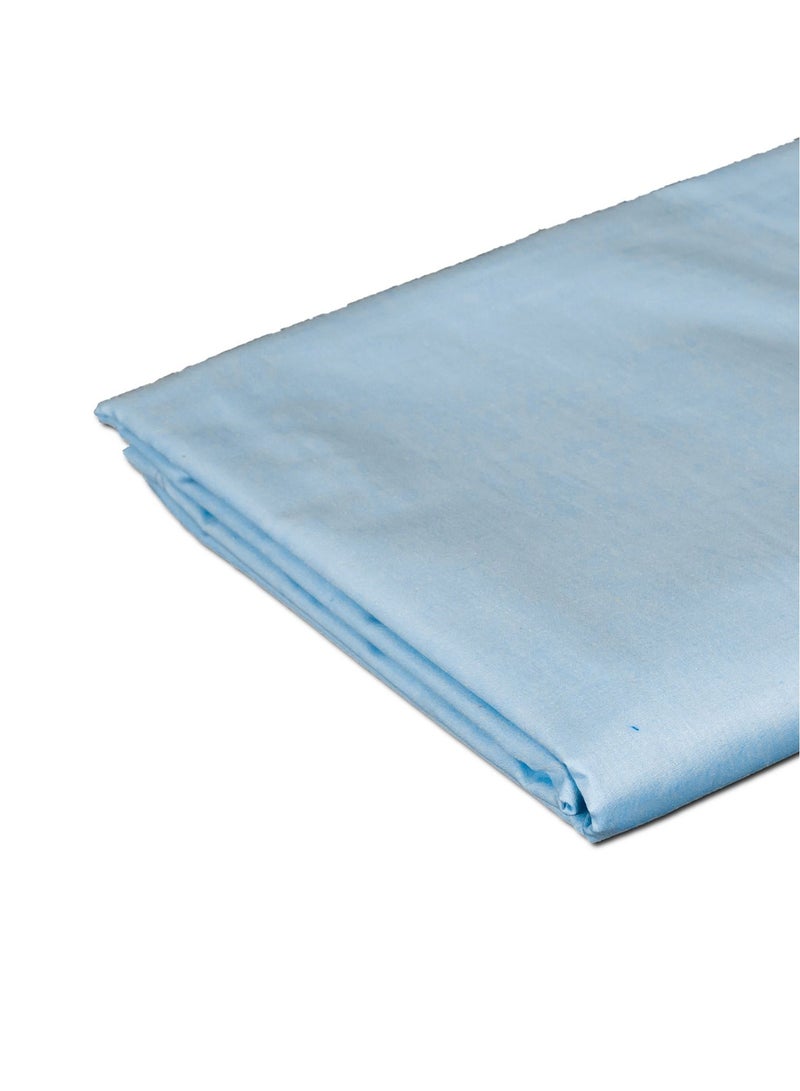 Home of linens ملاءة مسطحة باللون الأزرق الفاتح 180 × 260  - Image 3