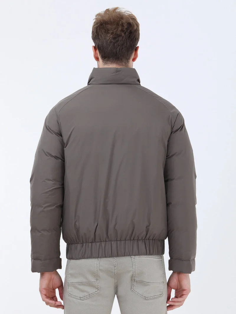 Kip Light Brown Woven Coat