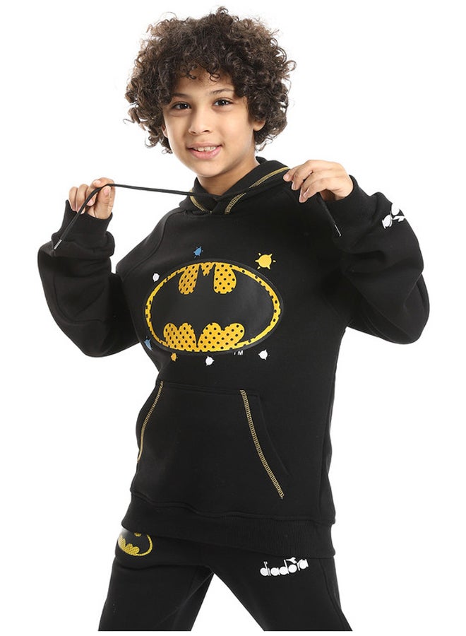 DIADORA هودي قطن (مطبوع باتمان) للأولاد - Image 2