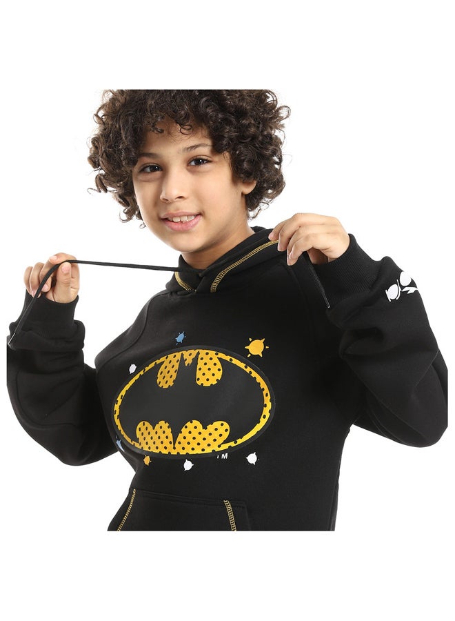 DIADORA هودي قطن (مطبوع باتمان) للأولاد - Image 4