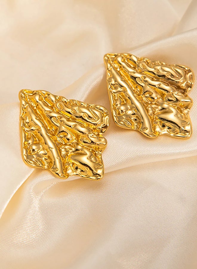 Golden Stainless Steel Earring