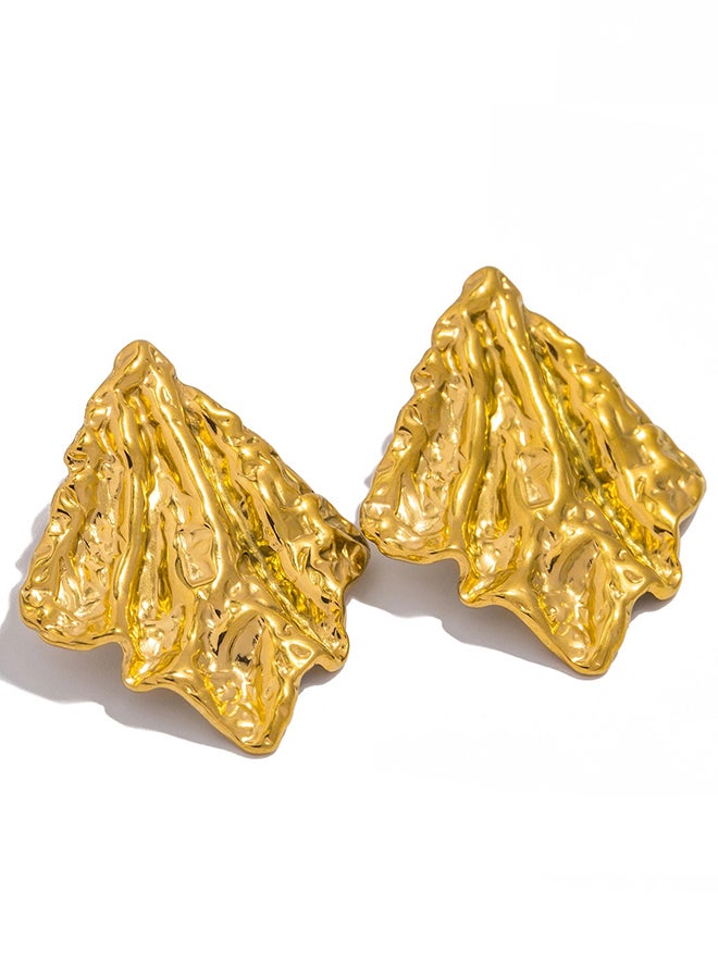 Golden Stainless Steel Earring