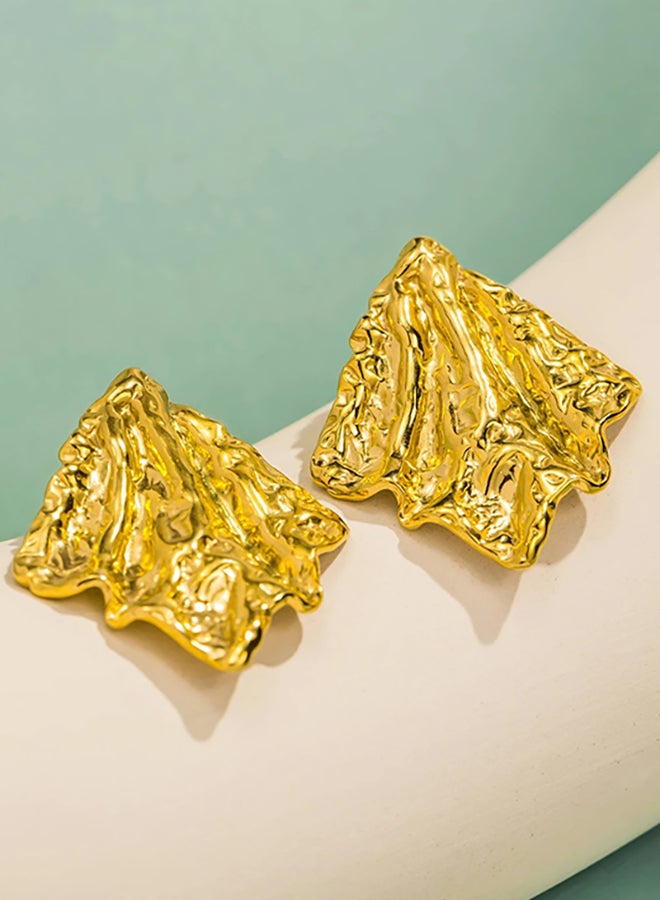 Golden Stainless Steel Earring