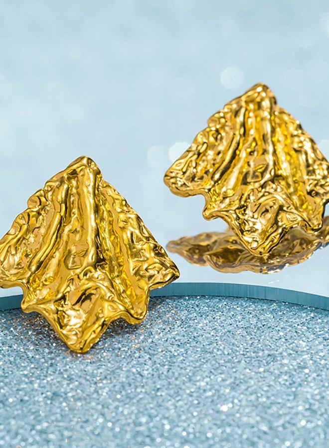 Golden Stainless Steel Earring