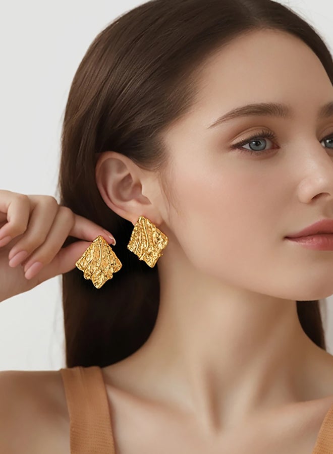 Golden Stainless Steel Earring
