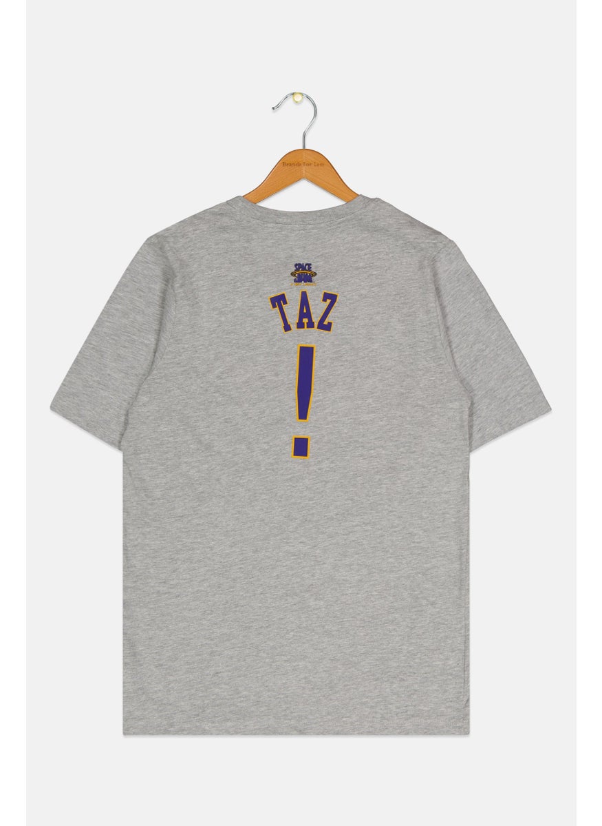Space Jam Kids Boy Sportswear Fit Short Sleeve Outdoor T Shirt, Grey  - Image 2