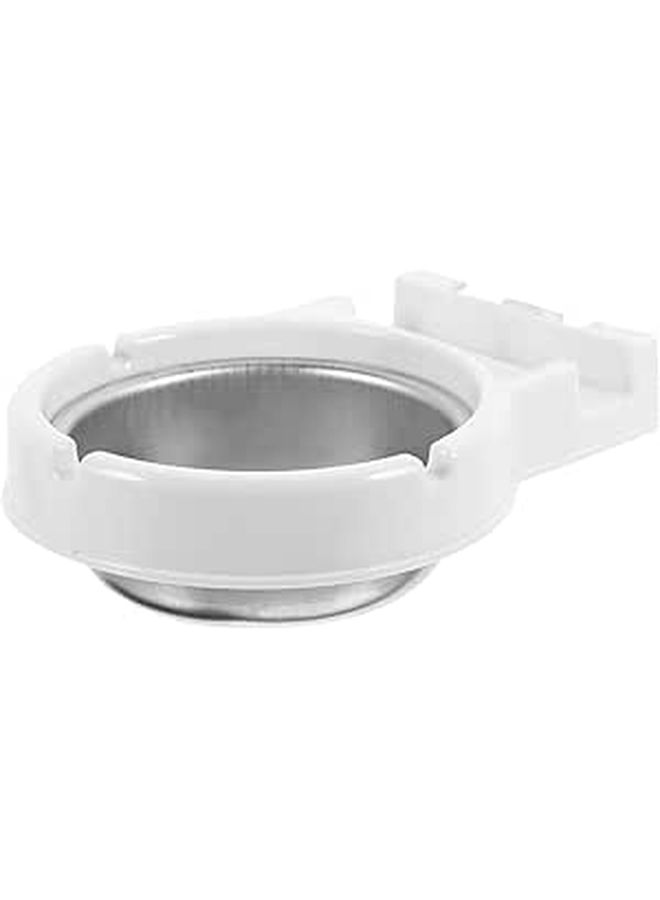 White Wall Mounted Ashtray Indoor Smoking Ash Bin for Home Decor - Image 1