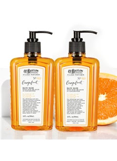 C. O. Bigelow CO Bigelow Hand Wash Grapefruit No1527  Village Perfumer Moisturizing Hand Wash for Bathroom  Kitchen with Aloe Vera 10 fl oz Pack of 2 