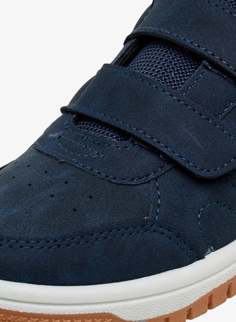 LBL by Shoexpress NAVY Boys Hook & Loop Ankle Sneakers for Men | Best Price UAE