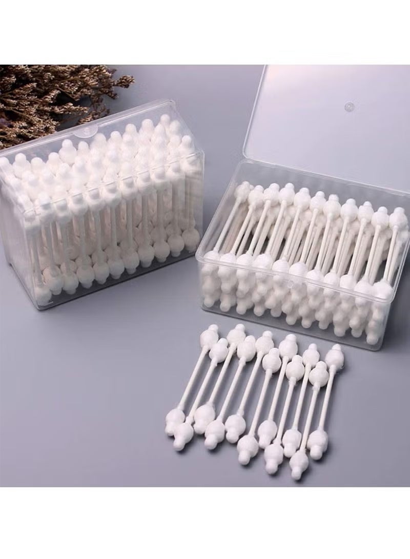 Baby Cotton Swabs, Organic Fragrance and Chlorine-Free Kids Safety Swabs, 100% Biodegradable Gentle Baby Qtips, Hypoallergenic Children Cotton Buds 60 sticks - Image 4