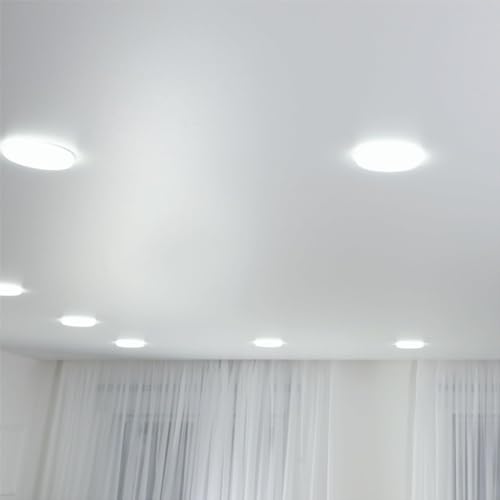 wipro Metal Garnet 15W Round LED Alpha Panel | Neutral White (4000K) | Recessed Down Light for False Ceiling | Cutout - 153mm | Pack of 12 - Image 5