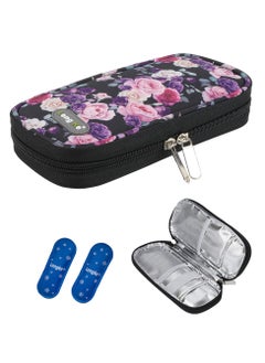 Leng Ke Insulin Cooler Case, Insulated Medicine Travel Cooler Lightweight Insulin Travel Case with 2 Reusable Ice Packs  - Image 1