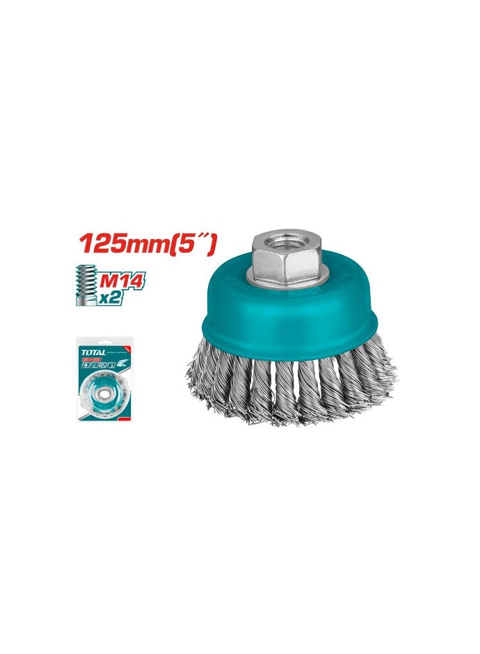 Total Wire Cup Twist Brush  5 Inch Tac32051