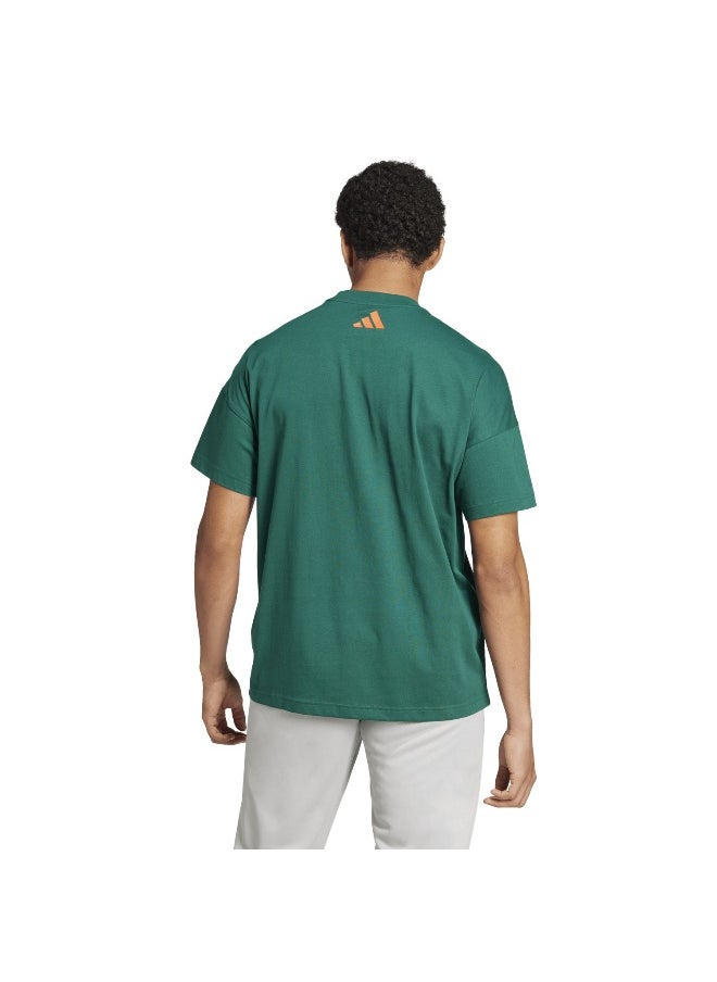 Adidas Adidas U Ksa Tee Green Training T-Shirts For Unisex Xs  - Image 5