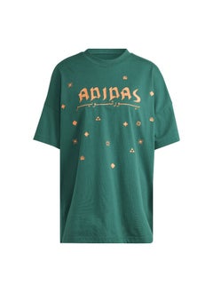 Adidas Adidas U Ksa Tee Green Training T-Shirts For Unisex Xs  - Image 2