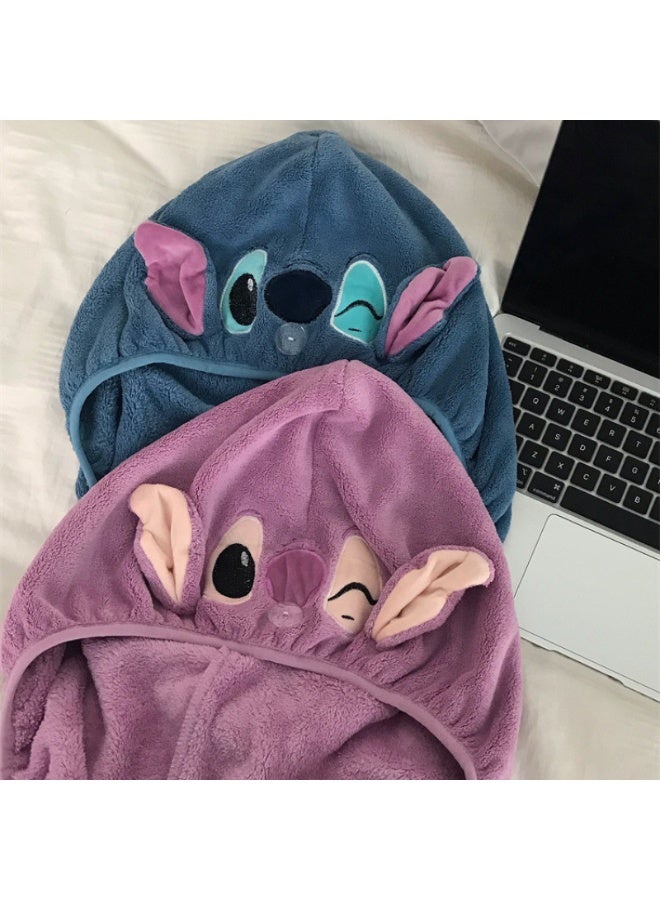 Stitch Cartoon Hair Drying Cap, Set of 2 - Image 4