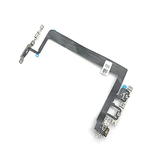 MEEFIX Power Volume Button Flex Cable for iPhone 13 (6.1 inches) - On/Off Keyboard Ribbon with Metal Bracket Holder Replacement Part - Image 2