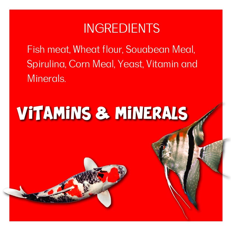 Taiyo All Life Stages Red Rose Fish Food Pellet, 100 G(Pack of 4) - Image 5