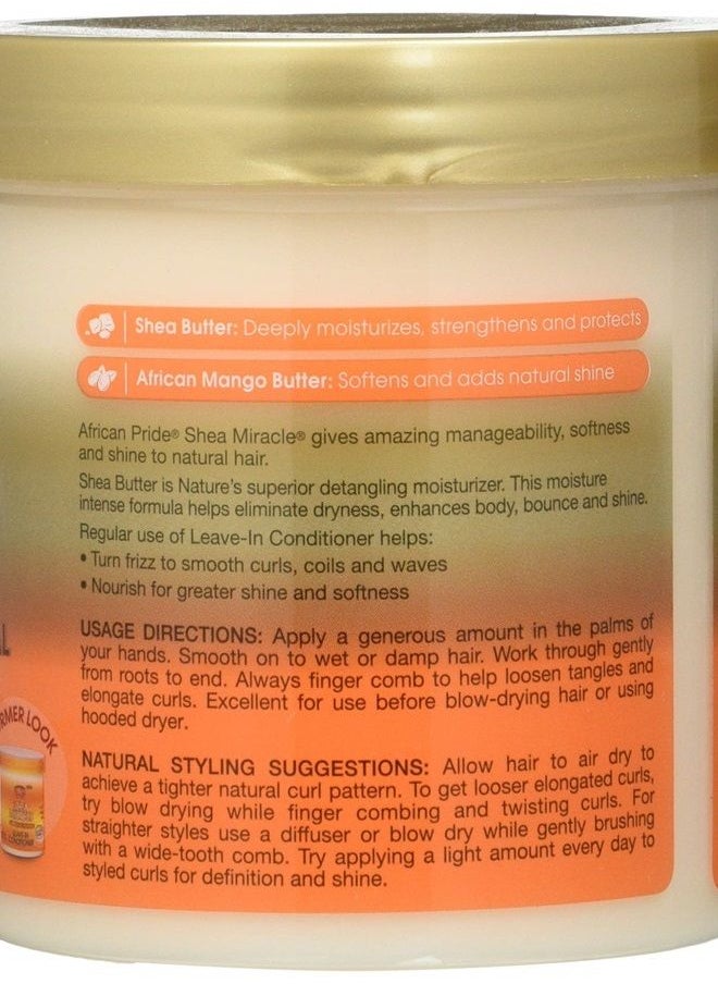 African Pride Shea Butter Miracle Leave-in Conditioner, 15 Ounce 