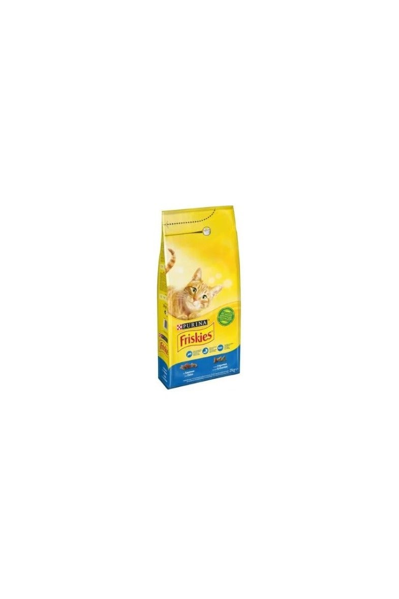 Friskies Dry Food Salmon For Adult Cat 2kg