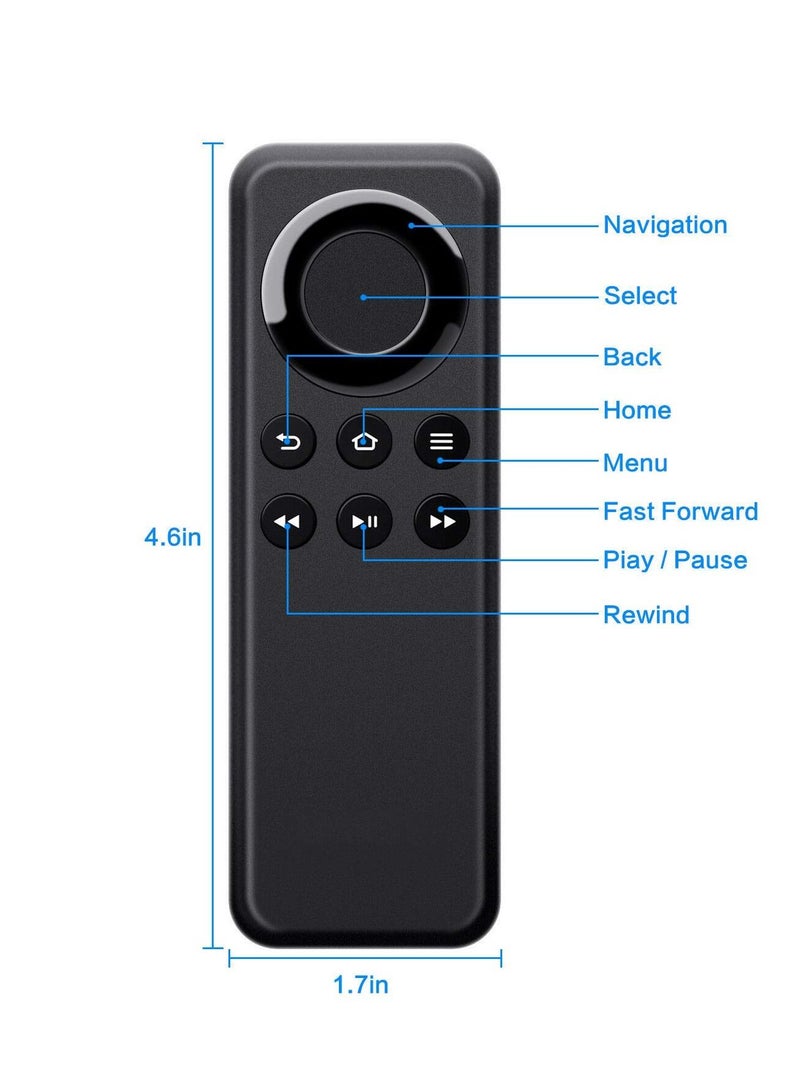 Replacement Remote Control fit Firestick Fire TV Stick Fire TV Box Media Box Accessory