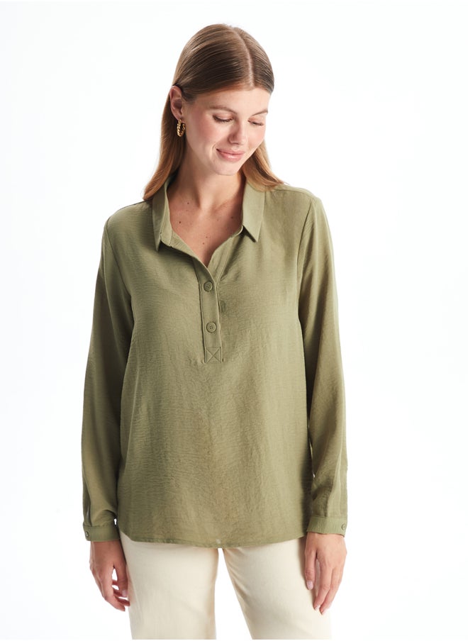 LC WAIKIKI Shirt Collar Women's Blouse  - Image 1