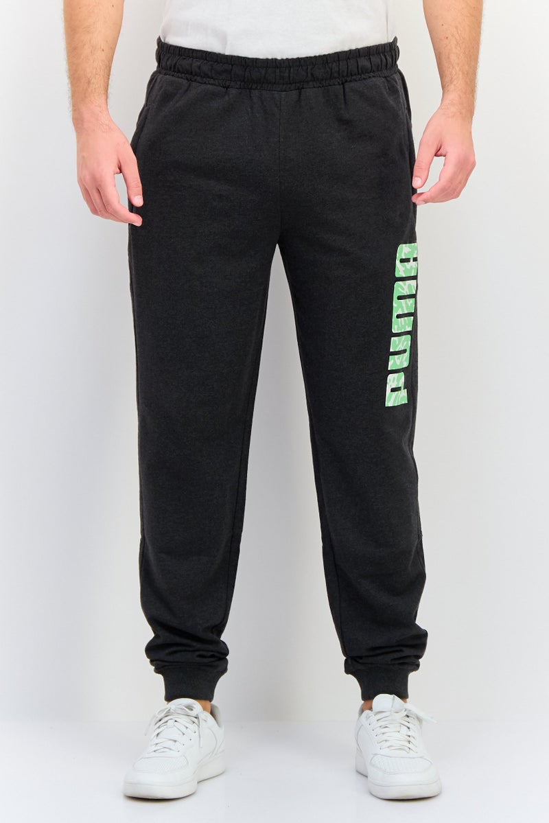 PUMA سروال رياضي خارجي ضيق للرجال، رمادي - Image 1