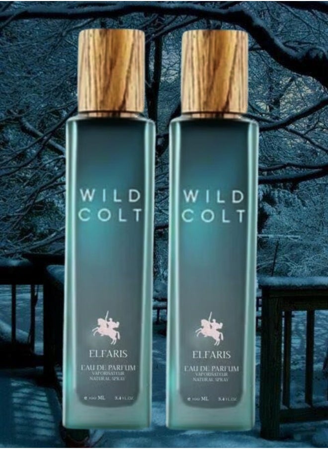 الفارس 2 قطع عطر وايلد كولت 100مل  - Image 1