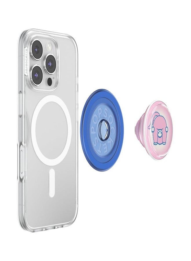 PopSockets Phone Grip with Expanding Kickstand, Adhesive Grip, Monchhichi - Cutie Patootie - Image 4