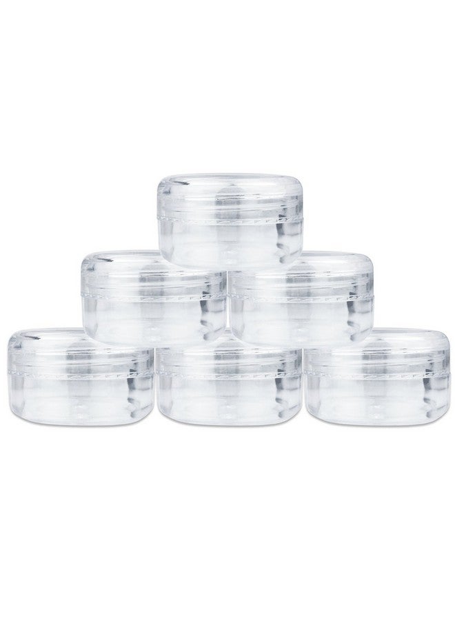 Pana 10Pcs Small Travel Containers, Clear Sample Containers With Screw Lids, 5 Size 3/5/10/15/20 Gram Sample Jars With 12Pcs Labels And 2Pcs Mini Disposable Spatula, Makeup Sample Containers Bpa Free - Image 5