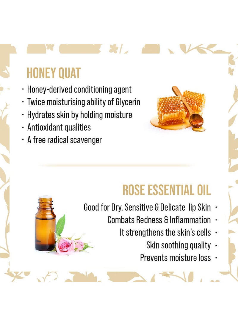 KEYA SETH AROMATHERAPY, DEVICE OF DROP KEYA SETH AROMATHERAPY DEVICE OF DROP KEYA SETH Aromatherapy Lip Sugar Scrub With Shea Butter Rose Oil Honey Gentle Exfoliation Restore Natural Colour For Men Women 11Ml  - Image 4