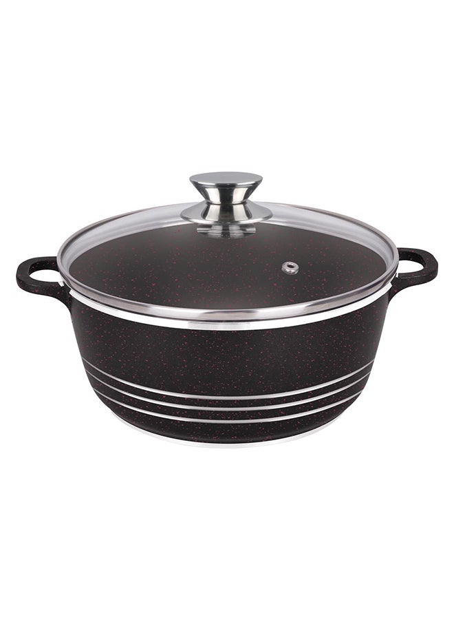 DESSINI Dessini Granite Casserole Cooking Pot 36Cm- Pfoa Free Oven Safe-Multi Layer Non Stock Coating-Dishwasher Safe 