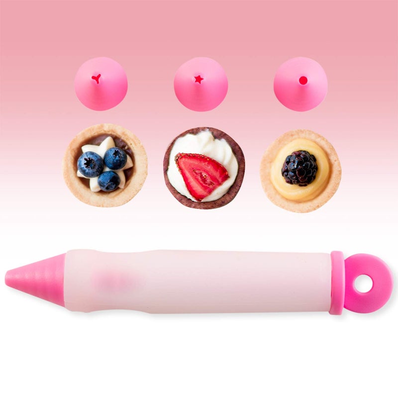 NICE KITCHEN Cake Pop Maker Kit with 2 Silicone Mold Sets with 3 Tier Cake Stand, Chocolate Candy Melts Pot, Silicone Cupcake Molds, Paper Lollipop Sticks, Decorating Pen with 4 Piping Tips, Bag and Twist Ties - Image 4
