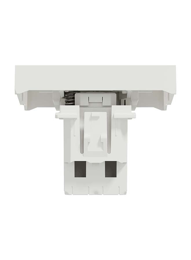 Schneider Electric Push-Button, New Unica, Mechanism, + No Push-Button, 10A, 2 Modules, Screwless Terminals, Ip4X, White - Image 5