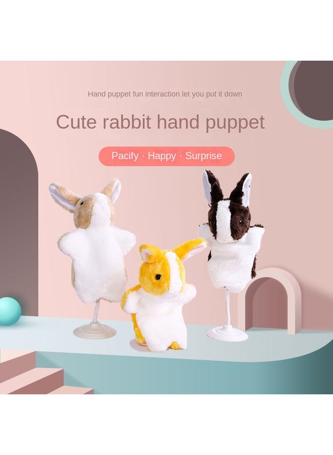 Bluejw New Plush Toy Rabbit Animal Hand Figure Children Doll Parent-child Yiwu Doll - Image 2