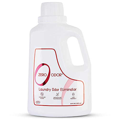 Zero Odor – Laundry Odor Eliminator - Permanently Eliminate laundry Odor – Patented Molecular Technology Best For Clothes, Towels & Linens, Shoes, Bags, Etc. - rinse and refresh Again, 64oz - Image 5