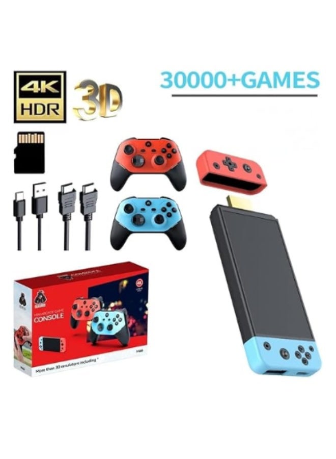 M66 64G 4K Wireless Game Stick with 20,000+ Retro Games & Dual RGB Controllers - Image 4