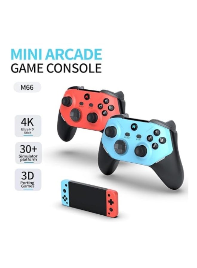 M66 64G 4K Wireless Game Stick with 20,000+ Retro Games & Dual RGB Controllers - Image 2