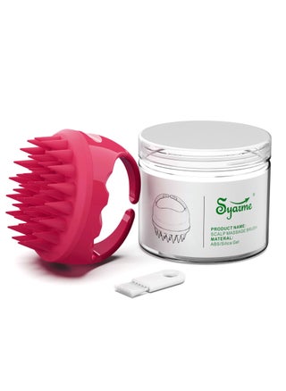 Scalp Massager, Generic Scalp Scrubber with Soft and  Flexible Silicone Bristles, Shampoo Brush for Hair Care, Head Relaxation, Anti-Dandruff and Hair Growth and More, with Storage Box, Fuchsia - pzsku/Z53E4237FA6B25910EA25Z/45/_/1648449357/4223945f-b979-4613-ba95-483b7aca1e24