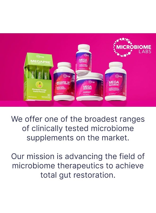 Microbiome Labs Microbiome Labs HU58 - High Potency Bacillus subtilis Probiotic Supplement - Probiotics for Digestive Health & Immune Support - 100% Survivability - 10 Billion CFU, Shelf-Stable (60 Capsules)  - Image 5