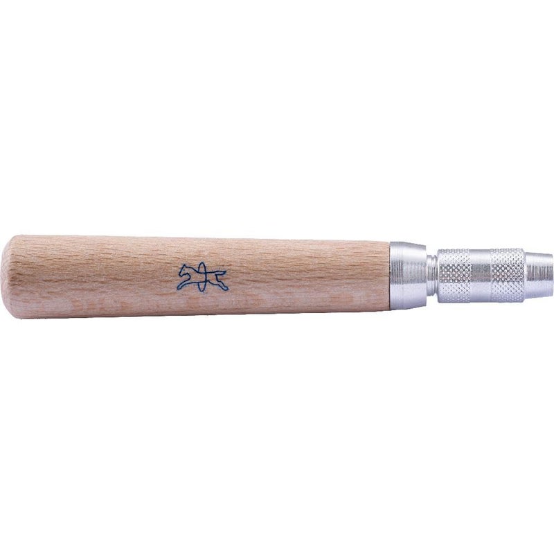 PFERD Needle File Holder, 1 pc. | 3-5/8 inch | Wooden File Handle | 16076 - Quick-mounting wooden handle designed for needle files: 5-1/2, 6-1/4, and 7 inch in length - Image 1