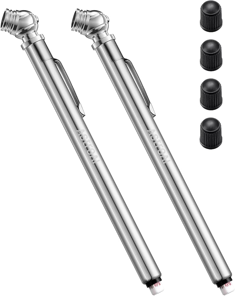 AstroAI Tire Pressure Gauge 2 Pack (10-75PSI, ±2% Span) Air Pressure Gauge - Image 1