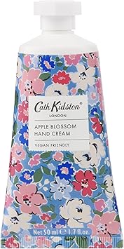 Cath Kidston كريم يد كاث كيدستون 50 مل زبدة الشيا ليدين ناعمتين ومرطبتين برائحة زهر التفاح وزهر البيلسان حجم جيب وسفر هدية تجميل لها خالية من القسوة ميوز ديتسي - Image 1