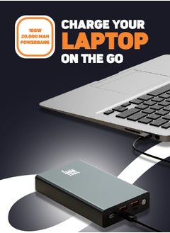 FITIT FITIT Laptop Charging Power Bank 20000 mAh, 100 Watts,  With LED indicator  - Image 2