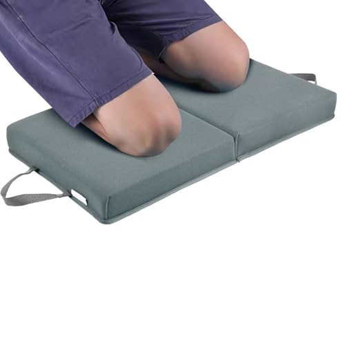 OFiSEXPT Memory Foam Knee Pads, Garden Kneeling Pads for Men Women, Foam Knee Cushions for Gardening, Bathing, Yoga(Gray) - Image 1